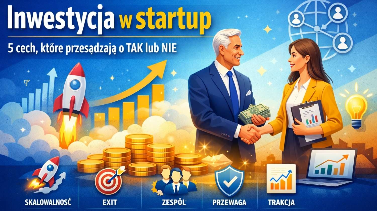 Inwestycja w startup — 5 cech, które przesądzają o TAK lub NIE inwestora / Anioła Biznesu